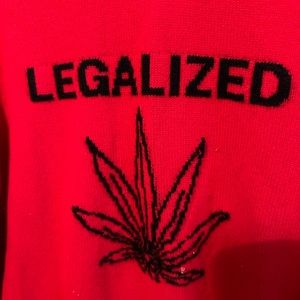 adaptation legalized Cashmere sweater Women’s Size X-Small Red